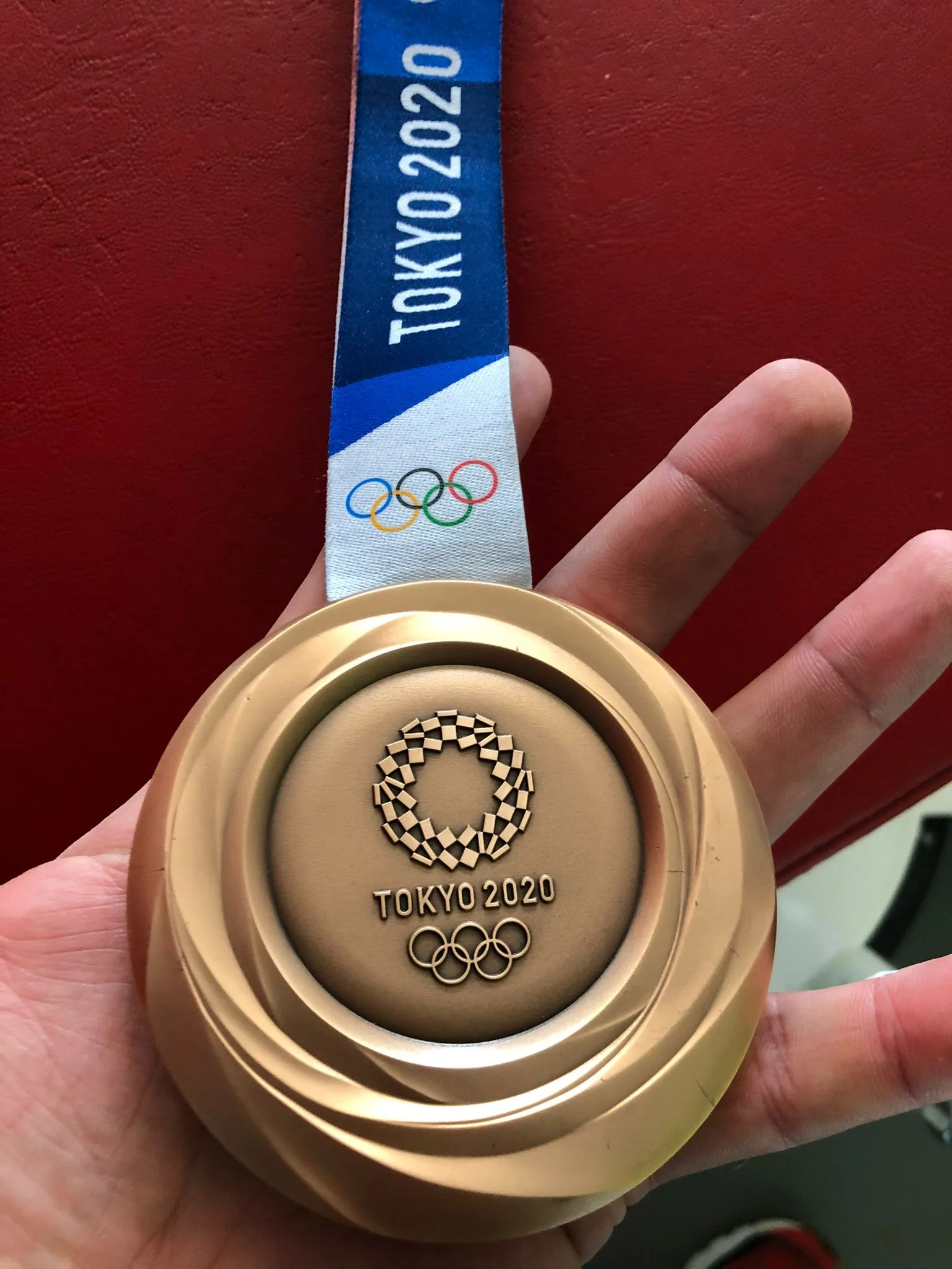Olympic medal detail