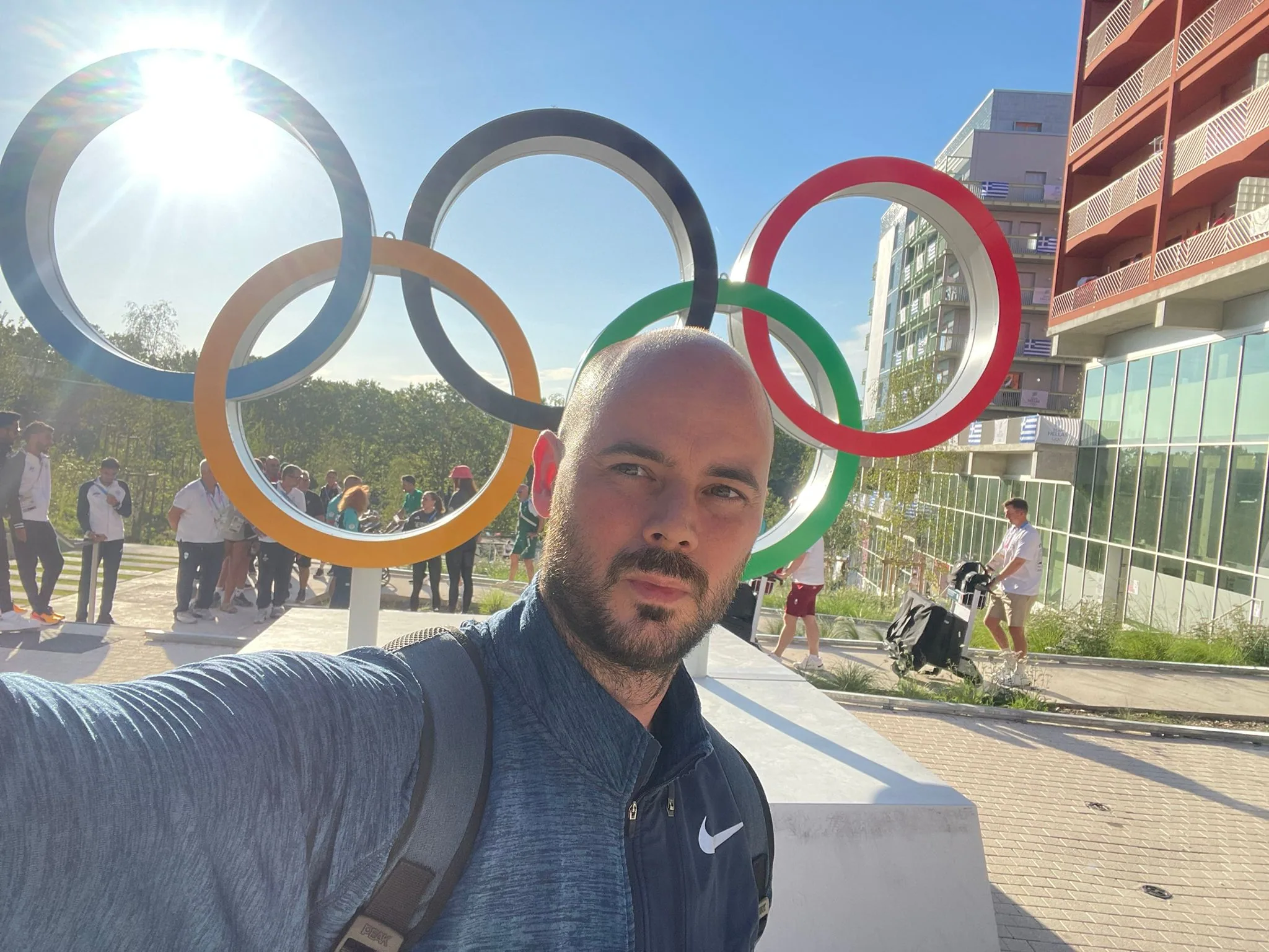 Darko Krsman at Olympic rings